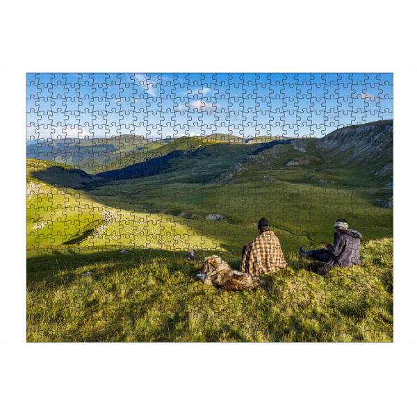 artboxONE Puzzle "Schäfer in den Karpaten" artboxONE - Natur