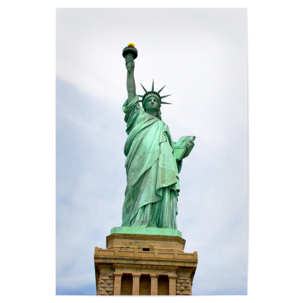 Poster 30x20 cm "The New Yorker Miss Liberty" artboxONE - Städte / New York,Reise,Architektur,Reise / Länder