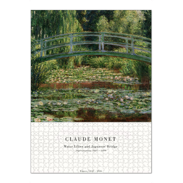 Puzzle Ravensburger "Monet - Japanische Brücke" artboxONE - Natur,Reise / Strand und Meer