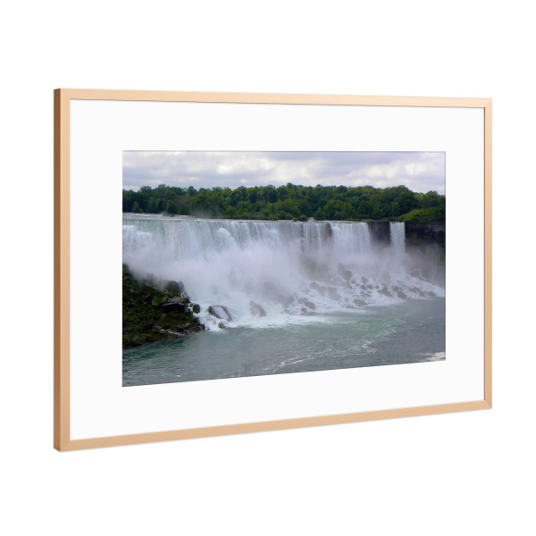 Poster mit Rahmen Kupfer "American Falls @ Niagara" artboxONE - Natur,Reise,Reise / Länder