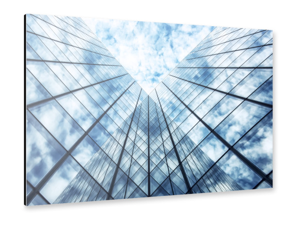 Alu-Dibond "Building Corner" 30x20 cm artboxONE