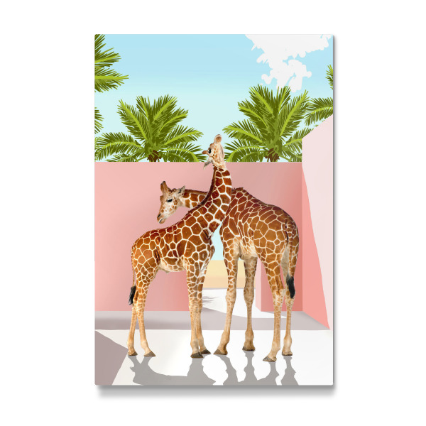 Galerie-Print "Giraffen-Villa | Zeitgenössisch" 30x20 cm artboxONE
