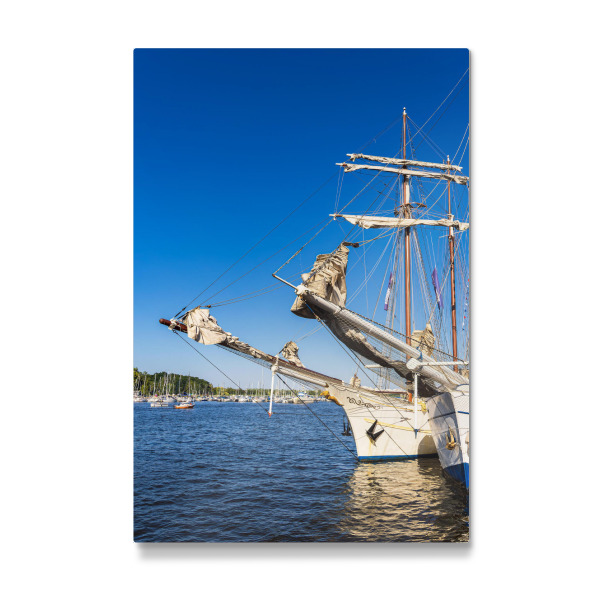 Galerie-Print "Himmel, Segelschiffe, Warnow" 30x20 cm artboxONE
