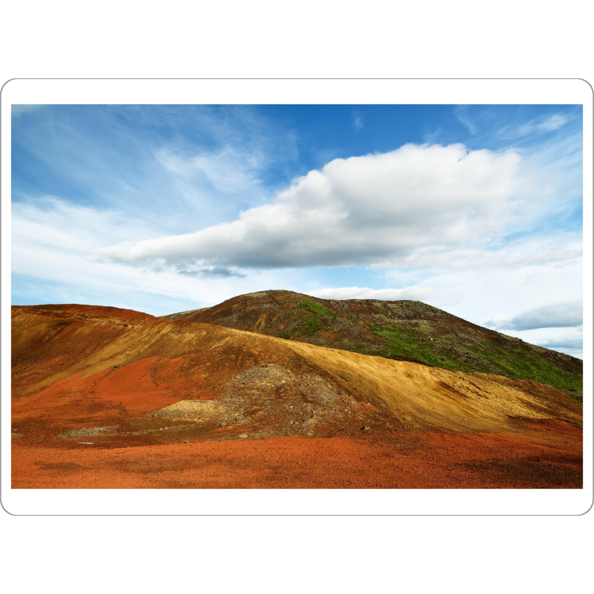 Tischset "Farbige Berge" artboxONE - Natur,Reise,Reise / Länder
