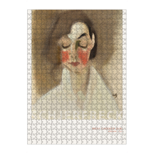Puzzle Ravensburger "Schjerfbeck - Rosige Wangen" artboxONE - Menschen,Fashion