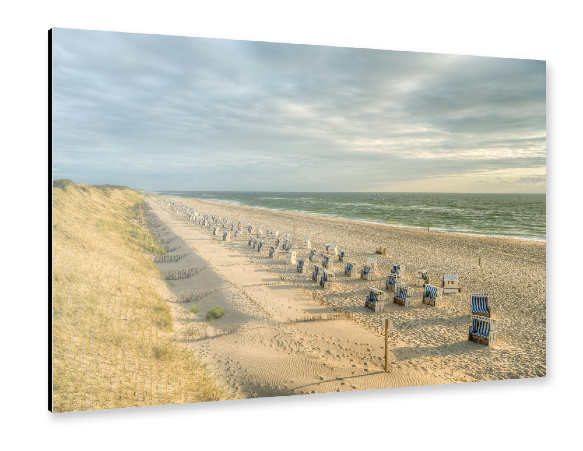 Alu-Dibond "Weststrand in List auf Sylt" 75x50 cm artboxONE