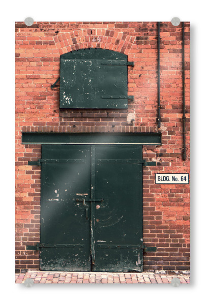 Acrylglasbild "Brick Building" artboxONE - Städte,Reise,Architektur,Reise / Länder