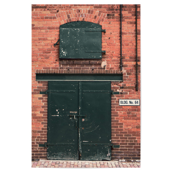 Poster "Brick Building" artboxONE - Städte,Reise,Architektur,Reise / Länder