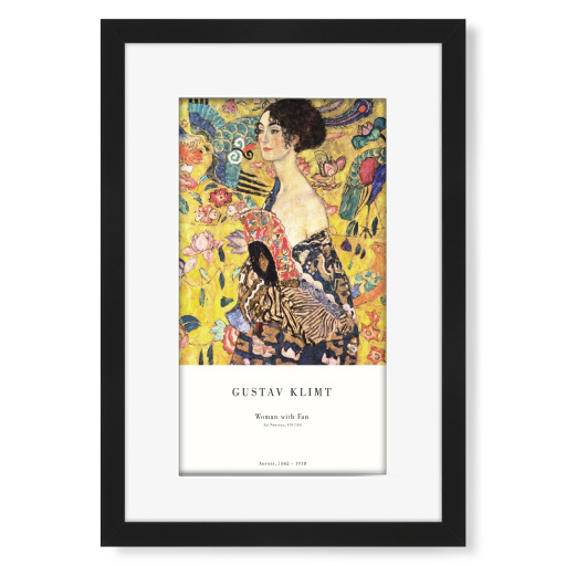Klimt - Lady with a fan