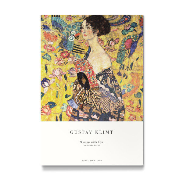 Galerie-Print "Klimt - Dame mit dem Fächer" 30x20 cm artboxONE