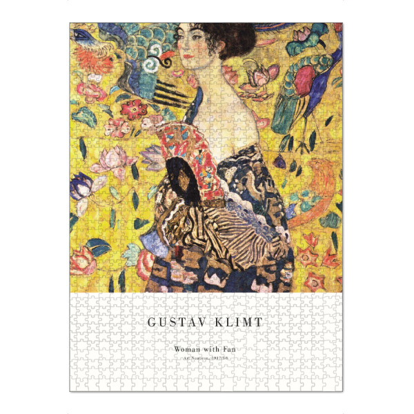 Puzzle Ravensburger "Klimt - Dame mit dem Fächer" artboxONE - Menschen
