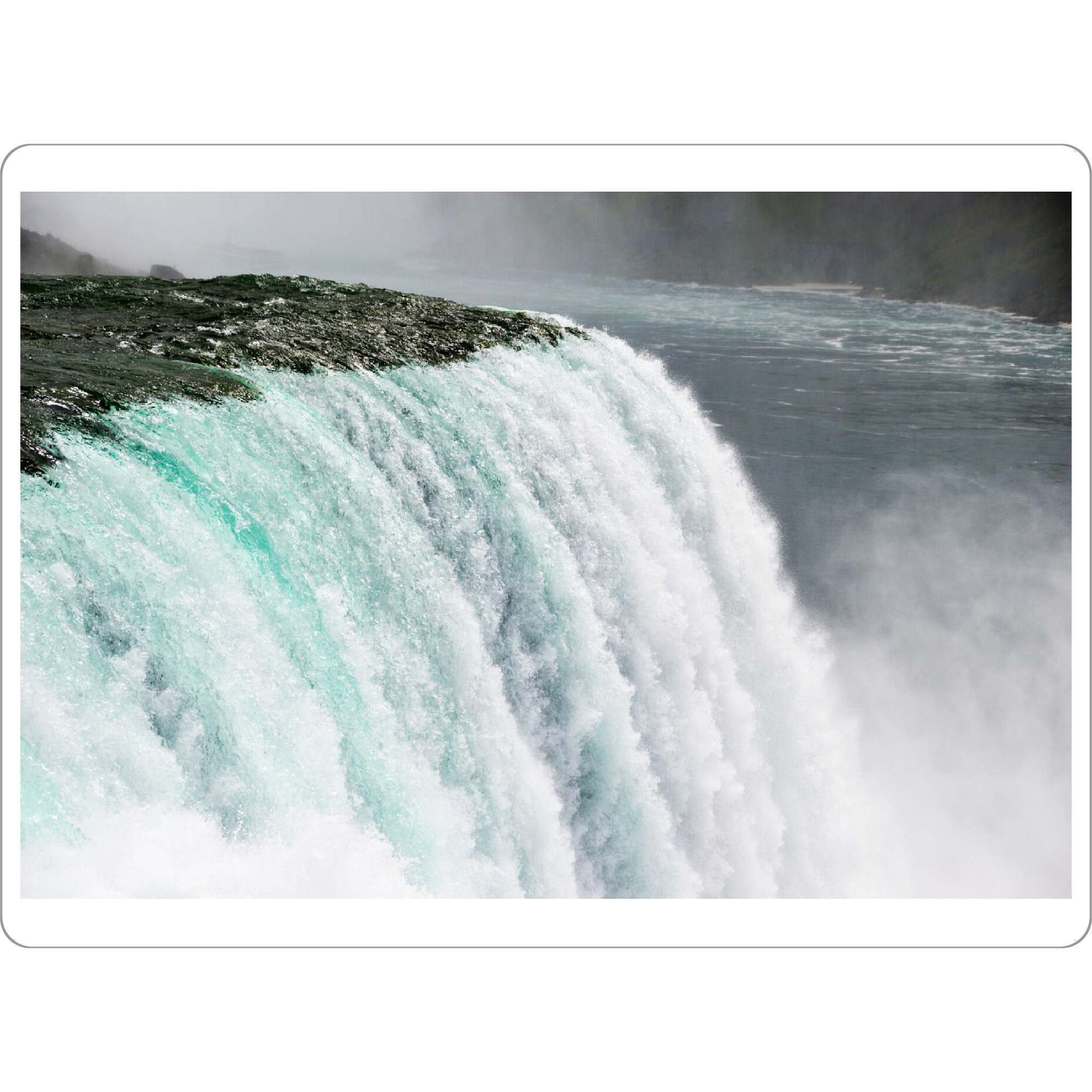 Tischset "Niagara Wasserfall Close-up" artboxONE - Natur,Reise,Reise / Länder