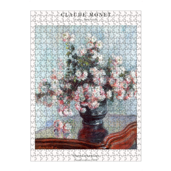 Puzzle Ravensburger "Monet - Chrysanthemen" artboxONE - Natur,Floral