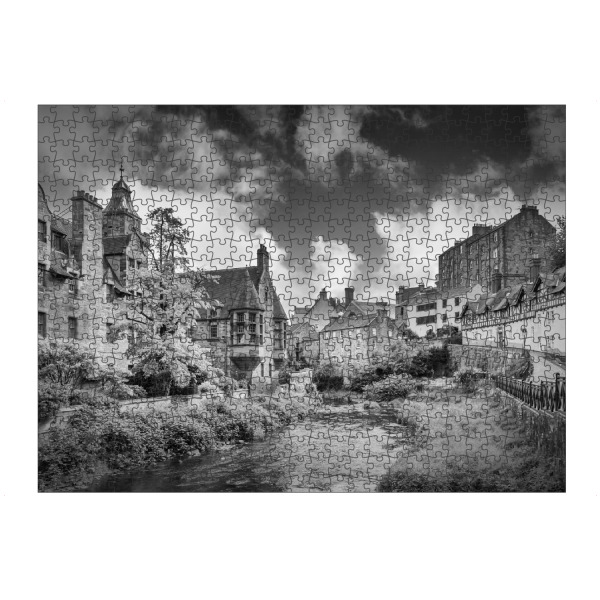 artboxONE Puzzle "Dean Village in Edinburgh" artboxONE - Städte,Schwarzweiß,Architektur