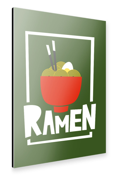 Alu-Dibond "RAMEN" 30x20 cm artboxONE