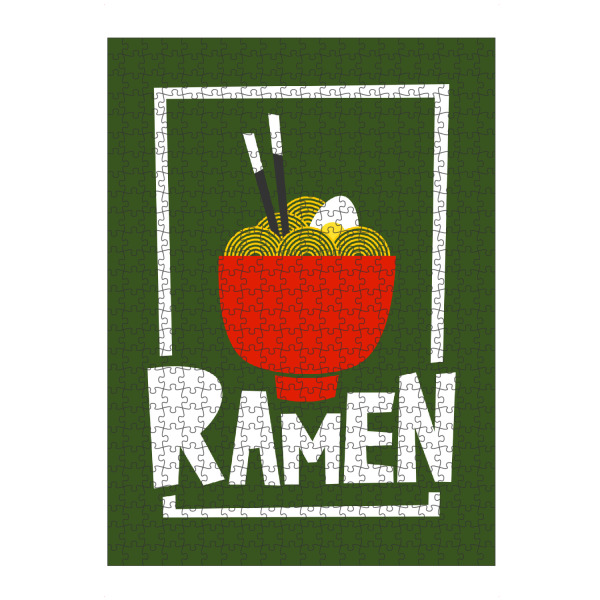artboxONE Puzzle "RAMEN" artboxONE - Typografie,Essen & Trinken,Abstrakt