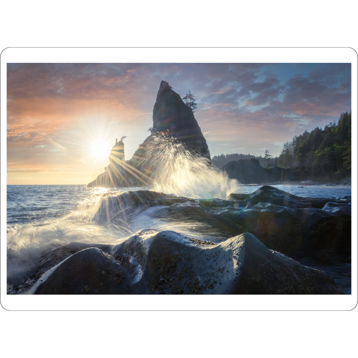 Tischset "Rialto-Wellen" artboxONE - Natur,Reise,Reise / Strand und Meer,Reise / Länder