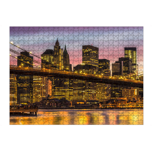 Puzzle Ravensburger "Die Lichter von New York City" artboxONE - Städte / New York,Reise,Architektur