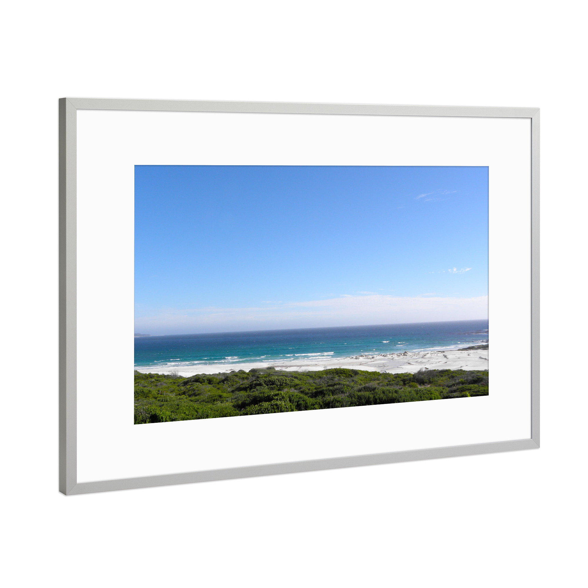 Poster mit Rahmen Silber "Südafikanische Kaphalbinsel" artboxONE - Natur,Reise,Reise / Strand und Meer,Reise / Afrika,Reise / Länder