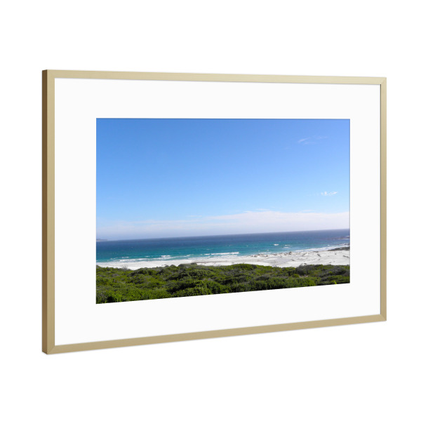 Poster mit Rahmen Gold "Südafikanische Kaphalbinsel" artboxONE - Natur,Reise,Reise / Strand und Meer,Reise / Afrika,Reise / Länder