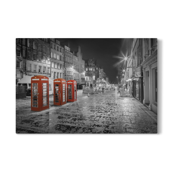 Galerie-Print "Rote Telefonzellen in Edinburgh" 30x20 cm artboxONE