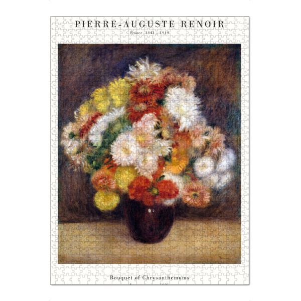 Puzzle Ravensburger "Renoir - Blumenstrauß" artboxONE - Natur,Floral