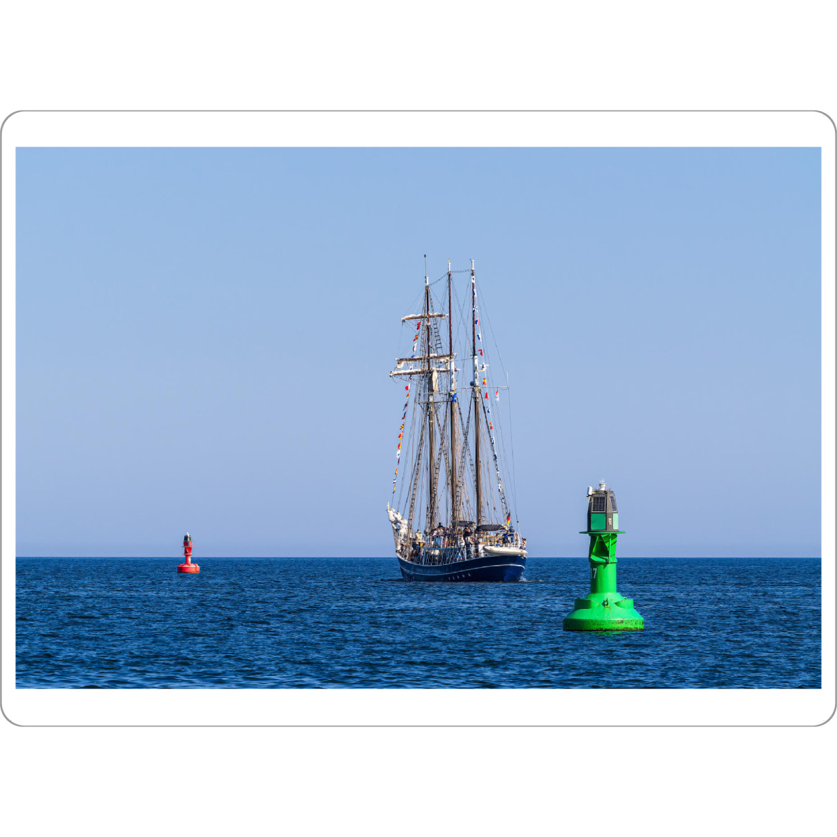 Tischset "Segelschiff, Boje, Himmel" artboxONE - Natur,Reise,Reise / Strand und Meer