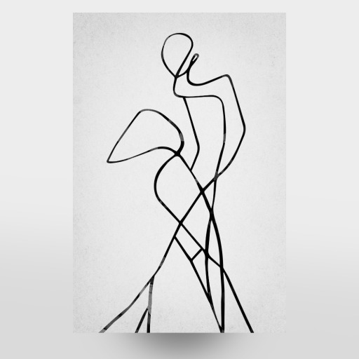Silhouette abstrakt