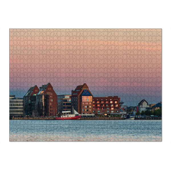 Puzzle Ravensburger "Warnow, Speicher, Himmel" artboxONE - Natur,Reise,Architektur,Städte / Weitere