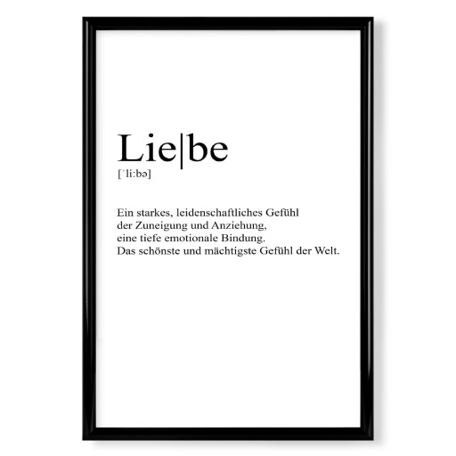 Liebe - Definition