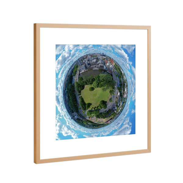 Poster mit Rahmen Kupfer "Hamburg Heidenkampsweg&Amsinckstr" artboxONE - Städte,Städte / Hamburg,Reise,Architektur,Reise / Länder