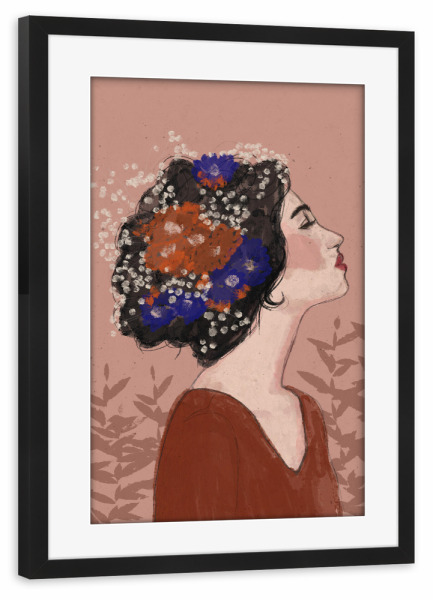 Poster mit Rahmen schwarz "Sommernacht" artboxONE - Menschen,Für Mama