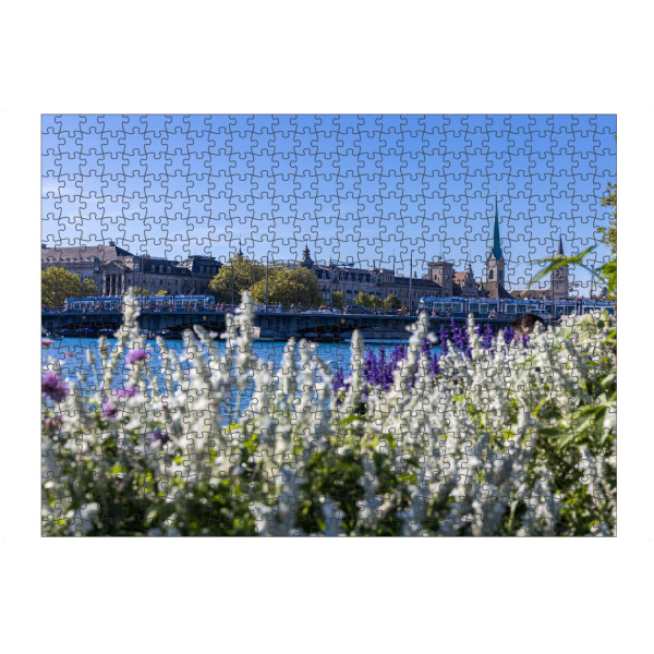 Puzzle Ravensburger "Zürcher Seebecken" artboxONE - Natur,Reise,Floral,Reise / Länder,Städte / Zürich