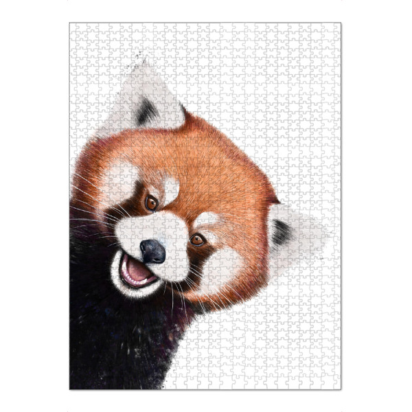 Puzzle Ravensburger "Süßer roter Panda" artboxONE - Natur,Tiere,Für Mama,Lustig - Panda,Roter panda,Bär,Schön,Muttertag,Süß - Bild panda