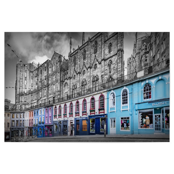 Poster "Victoria Street in Edinburgh" artboxONE - Städte,Architektur