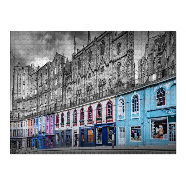 Puzzle Ravensburger "Victoria Street in Edinburgh" artboxONE - Städte,Architektur