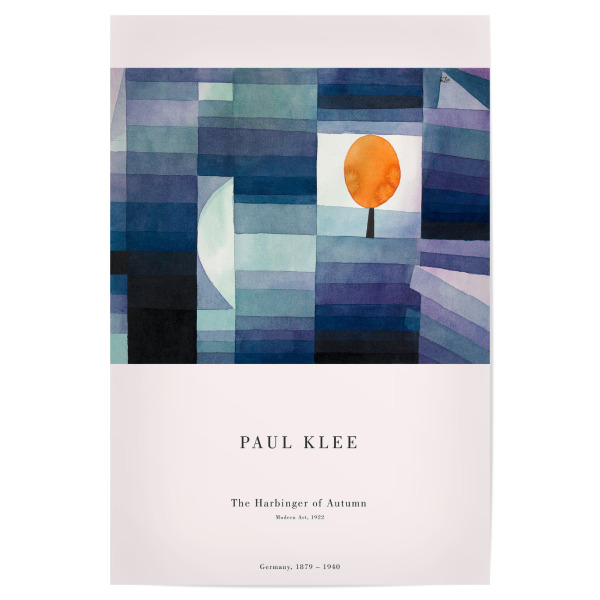 Poster 30x20 cm "Klee - Vorbote des Herbstes" artboxONE - Abstrakt