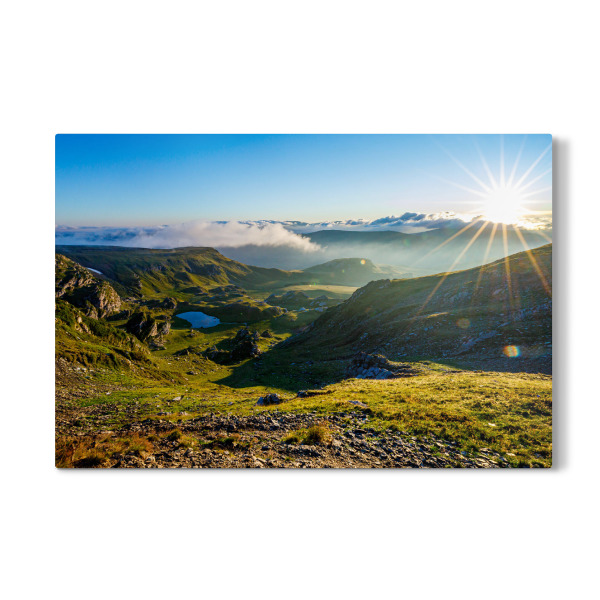 Galerie-Print "Sonnenaufgang in den Karpaten" 30x20 cm artboxONE