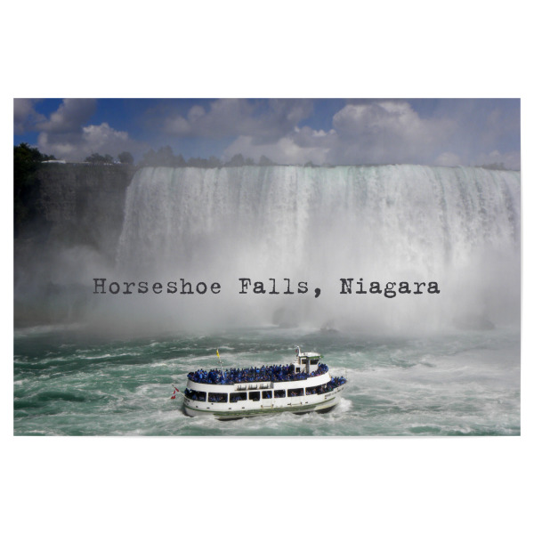 Poster "Horseshoe Falls, Niagara" artboxONE - Typografie,Natur,Reise,Reise / Länder