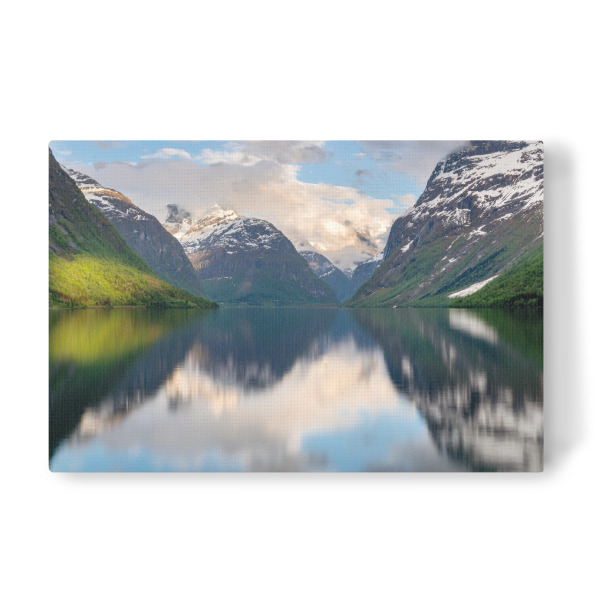 Leinwandbild "Seeblick in Norwegen" artboxONE - Natur,Reise,Reise / Länder