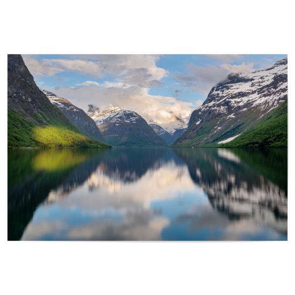 Poster 30x20 cm "Seeblick in Norwegen" artboxONE - Natur,Reise,Reise / Länder