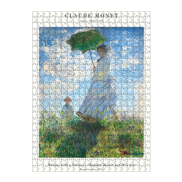 Puzzle Ravensburger "Monet - Dame mit dem Schirm" artboxONE - Natur,Menschen
