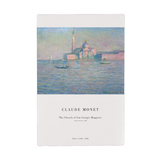 Holzbild "Monet - San Giorgio Maggiore" artboxONE - Natur,Reise / Strand und Meer