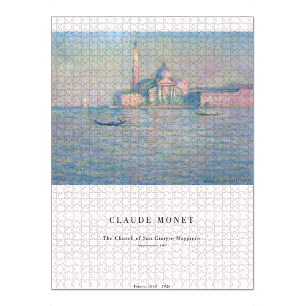 Puzzle Ravensburger "Monet - San Giorgio Maggiore" artboxONE - Natur,Reise / Strand und Meer