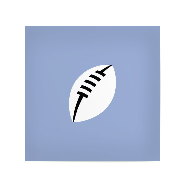 Poster 20x20 cm "FootballONE" artboxONE - Sport - Football,Sports,Sport,Illustration