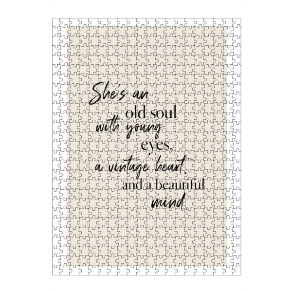 Puzzle Ravensburger "She is" artboxONE - Typografie,Menschen