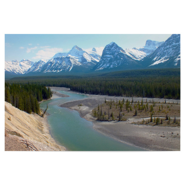Poster 30x20 cm "Der Athabasca River in den Rockies" artboxONE - Natur,Reise,Reise / Länder
