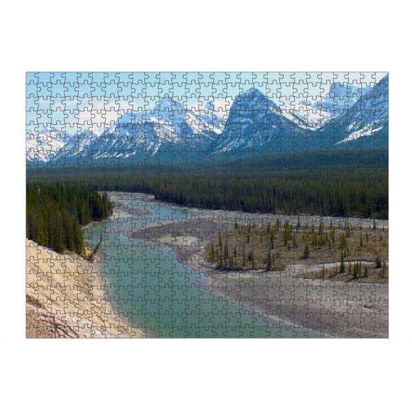 artboxONE Puzzle "Der Athabasca River in den Rockies" artboxONE - Natur,Reise,Reise / Länder