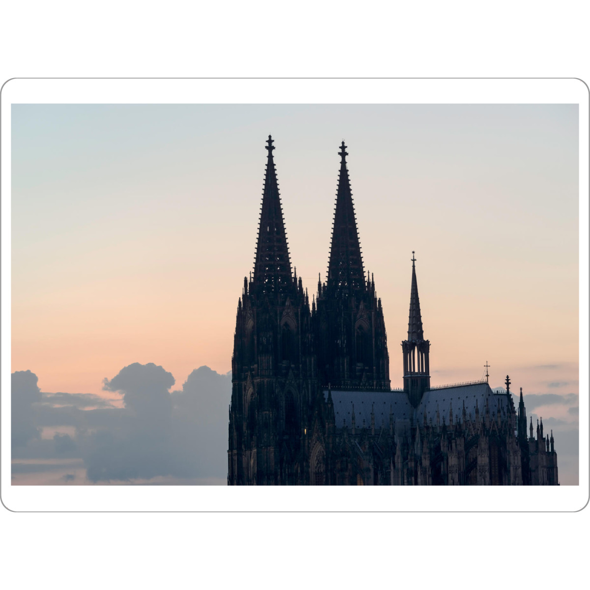 Tischset "Die Türme des Kölner Doms" artboxONE - Städte / Köln,Reise,Architektur