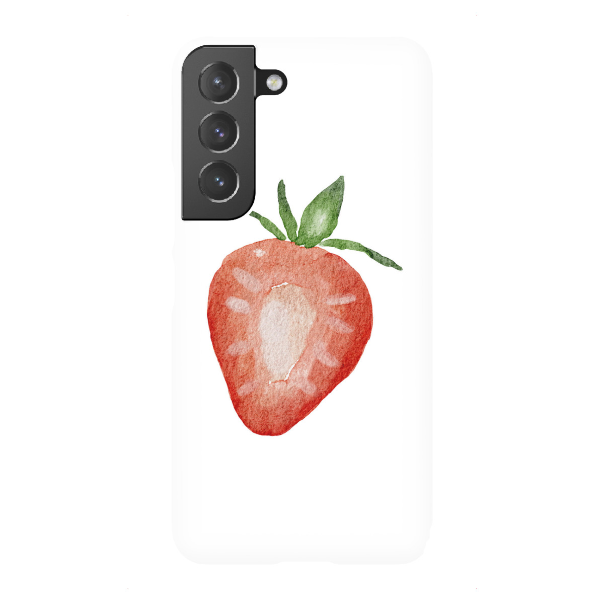 "Aquarell-Erdbeer-Essen"für Samsung Galaxy - Premium-Case Handyhülle artboxONE